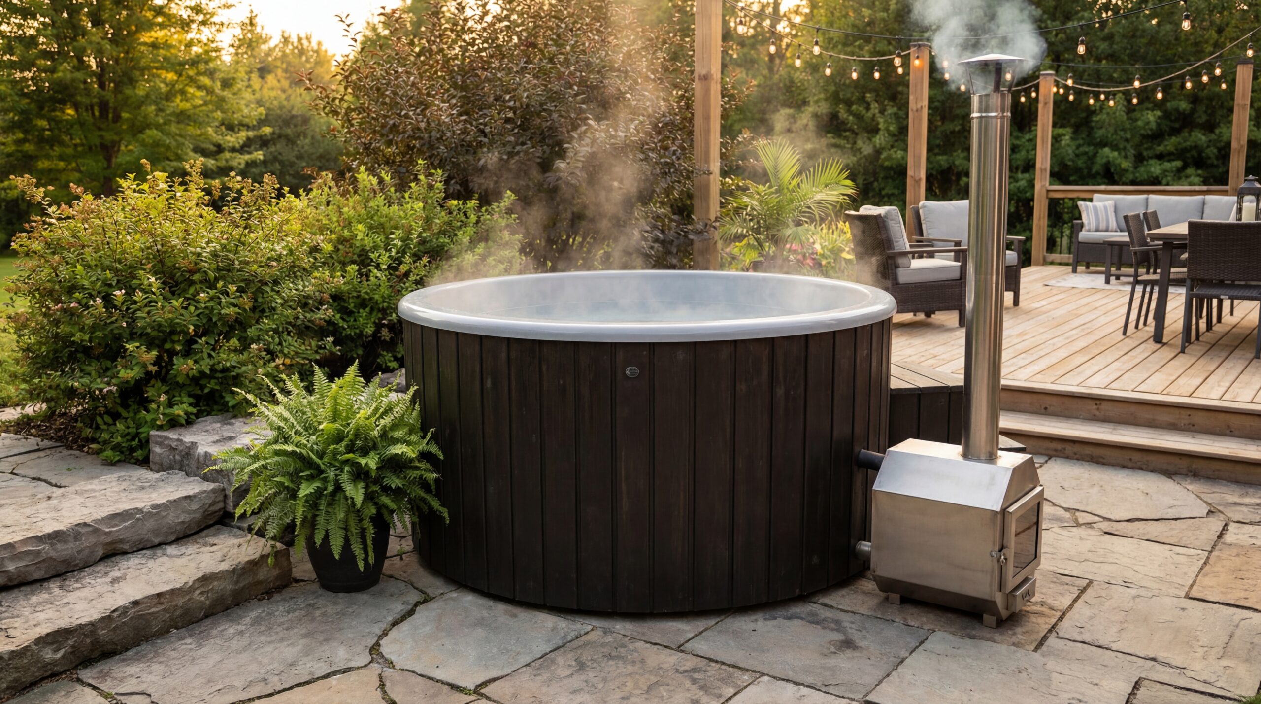 Balia drewniana ogrodowa z wkładem polipropylenowym i hydromasażem — poradnik zakupowy 2025